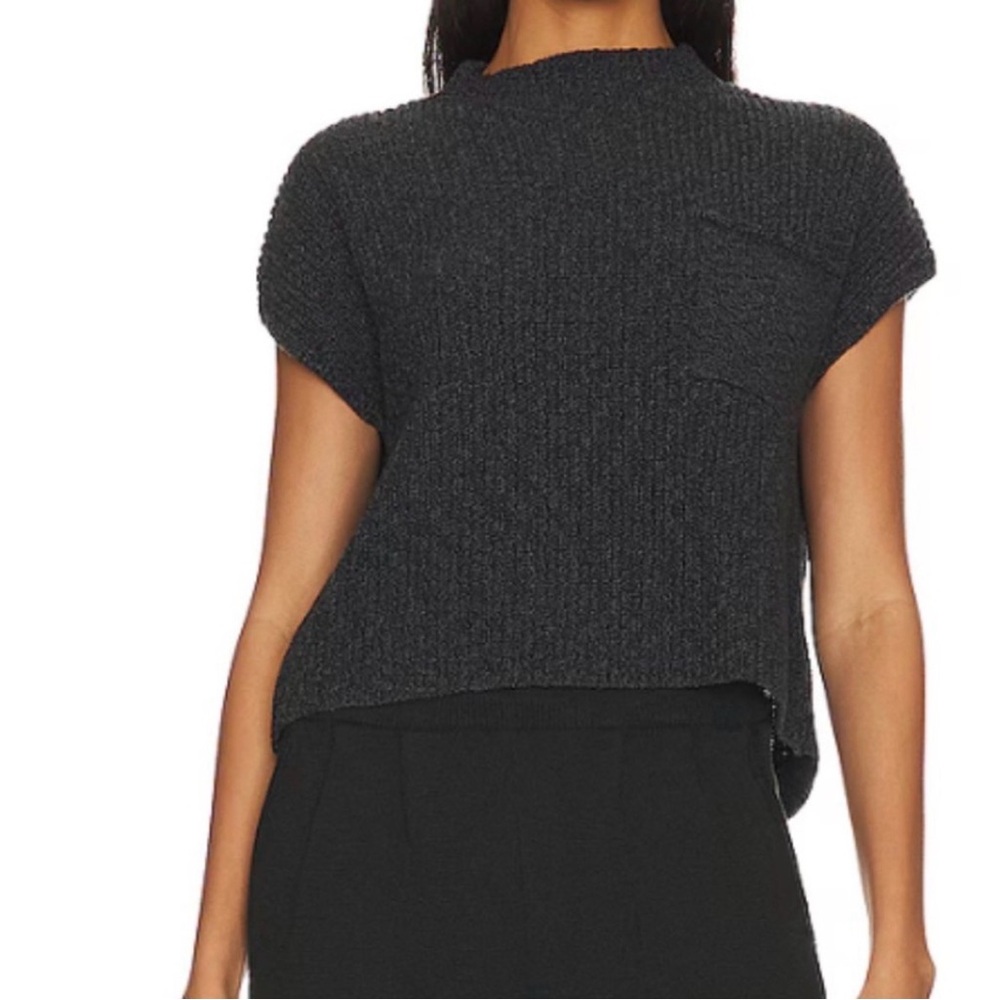Free People Freya Ribbed Sweater Top